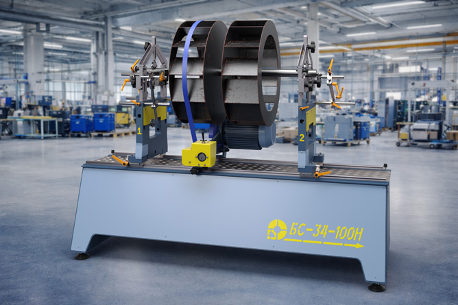 Балансировочный станок для сельхозтехники BS-34-100H
